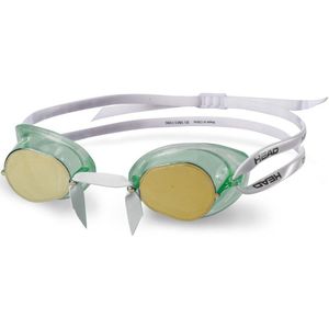 Head goggle racer mirrored zwembril