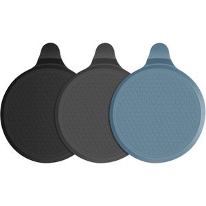 Set van 3 universele aftappluggen siliconen, aftapplug voor douche, badkuip, wastafel, gootsteenplug met zuignap - diameter 15 cm