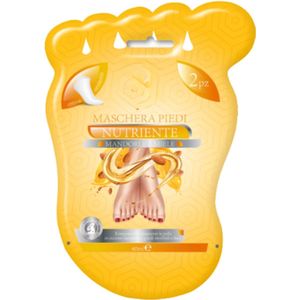 Voetenmasker - Honing & Amandel - Luxe Maskers - Voetverzorging - Foot Mask - 1 Paar
