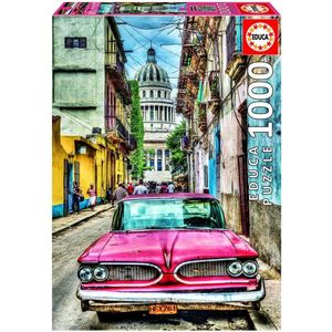 Educa Vintage Car in Old Havana (1000)