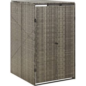 vidaXL-Containerberging-enkel-70x80x117-cm-poly-rattan-grijs