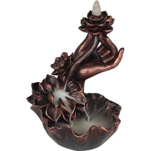 Bronze Hand with Flower | Backflow | Wierook Brander