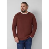 Gebreide Trui - Ronde Hals - Regular Fit - Katoen - Sportieve Touch