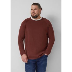 Gebreide Trui - Ronde Hals - Regular Fit - Katoen - Sportieve Touch