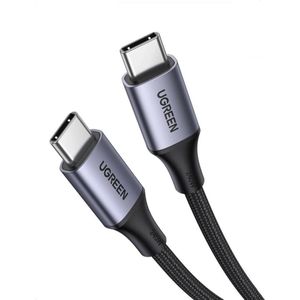 UGREEN Gevlochten USB-C naar USB-C Kabel 240W Fast Charge 1M Zwart
