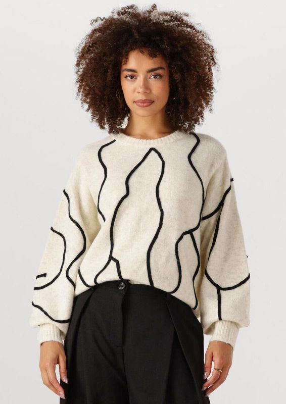 Moves - Kaiya Jumper - Gebreide Trui - Veelkleurig - Korte Lengte