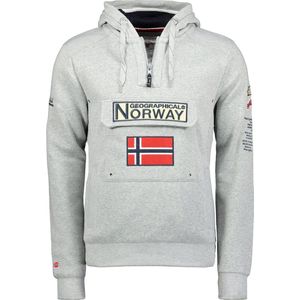 Geographical Norway Hoodie / Pullover Gymclass Db Men 100 Blended Grey-S