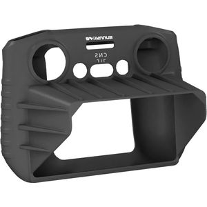Mini 3 Pro Afstandsbediening Cover met Zonnekap - Zwarte Siliconen Beschermhoes voor DJI RC - Beginner-vriendelijk Stofdicht Antislip - Gratis Opslag