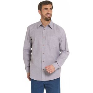 Katoenen Oxford overhemd met lange mouwen