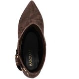 Babouche Anine enkellaarzen dark brown enkellaars met hak dames