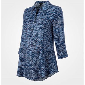 ALICIA MATERNITY SHIRT BLUE DOT TP204/BDP