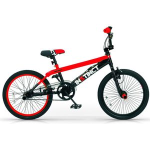 BMX freestyle Hunter - 360 graden draaien - 20 inch wielmaat - Fietsen jongens - Frame maat 28cm - Rood