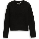 Tom Tailor Cropped gebreide trui met glitterlook