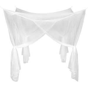 Klamboe - Wit - Voor Eenpersoons- en Tweepersoonsbedden - Optimale Bescherming Tegen Insecten