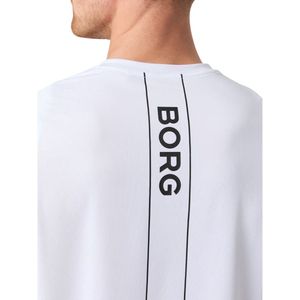 Björn Borg - Ace V-Neck T-Shirt - Tennisshirt - Brilliant White