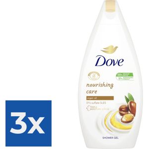 Dove Douchegel - Moisturising Care & Oil 400 ml - Voordeelverpakking 3 stuks