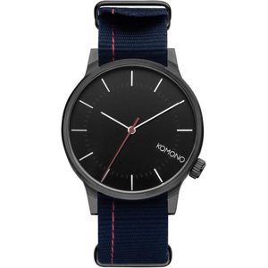 Komono Polshorloge Winston Regal Nato Marine W2274 Blauw - Nylon