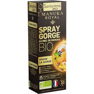 Santarome Manuka Honing Keel Spray Biologisch 20 ml