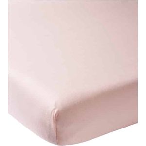 Meyco Baby Uni hoeslaken wieg - light pink - 40x80/90cm