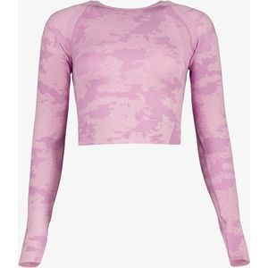 Osaga cropped dames sportshirt roze - Maat M