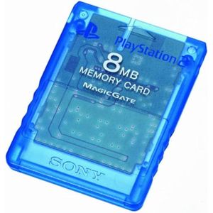 Sony PlayStation 2 Memory Card 8 MB Transparant Blauw PS2