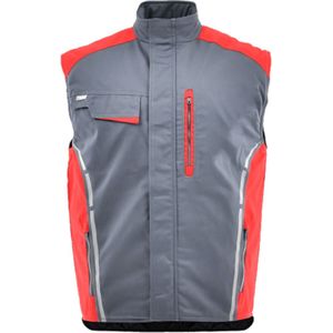 Sara4you Fouryou Duo winter Bodywarmer Grijs-Rood 11-650 - XXXL