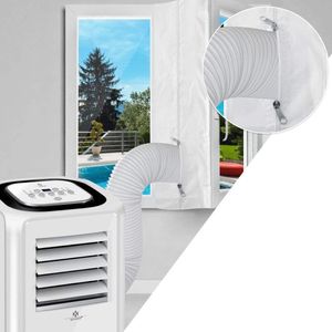 Raamafdichting voor Mobiele Airconditioner, Wasdrogers - Airconditioning Raamafdichting - Raamafdichting voor airco's Heteluchtstop voor Bevestiging aan Ramen, Dakramen, Openslaande Ramen