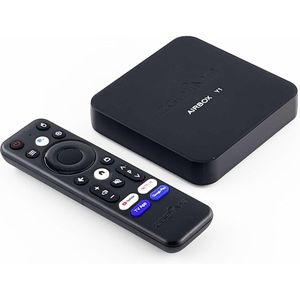 Zgemma AIRBOX Y1 4K HDR Android TV Box - TVApp - UHD - Google Assistant - Chromecast - Dual-Band WiFi 5 - Netflix, Prime Video, Disney+, Youtube, IPTV etc.