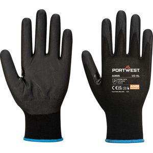 Portwest NPR15 Touchscreenhandschoen van nitrilschuim (PK12) - Zwart - L