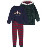 Vertbaudet Pyjama set en sweater met capuchon voor jongens