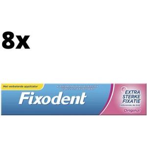 Fixodent Kleefpasta Original - 8 x 47 gram - Voordeelpakket