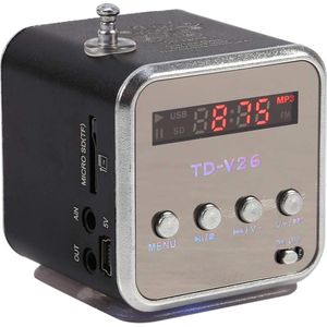 Draagbare Mini-Muziekspeler met FM-Radio en Geheugenkaartondersteuning