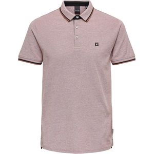 ONLY & SONS ONSFLETCHER LIFE SLIM SS POLO NOOS Heren Poloshirt - Maat S