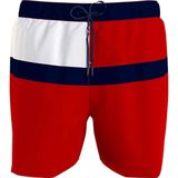 Tommy Hilfiger - Kleurgeblokt Zwemshort - Blauw/Rood - Gerecycled Nylon