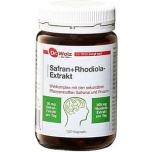 Dr. Wolz Saffraan Rhodiola Rosavin Extract |Hoogwaardig Duitse Supplement | Depressie