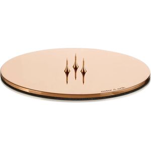 Ester & Erik kandelaar plate medium D12cm shiny rose gold