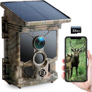 Equivera Wildcamera voor Buiten - Wildcamera - Met Nachtzicht - Wildlife Camera - Bewegingsdetector - Hoge Kwaliteit Beeld