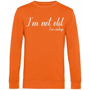 7431 - Sweater - I'm not old-Pure Orange-L