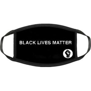 Mondkapje Black Lives Matter|Mondmasker|Gezichtmasker|1 stuk|Zwart