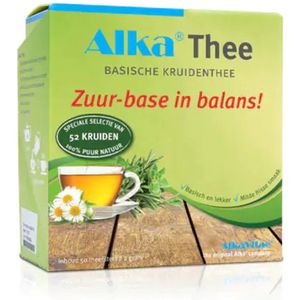 Alka® Thee - Ontzuren - 50 filterzakjes