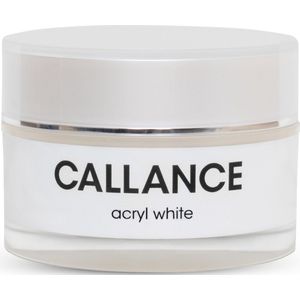 Callance Acryl Poeder White 50ml - wit - witte acrylpoeder - acrylic powder - acrylnagels - acryl - nagels - nagelstyliste - manicure - nagelverzorging