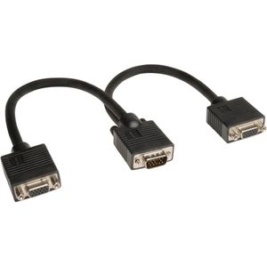 Tripp Lite P516-001 VGA kabel 0,3 m VGA (D-Sub) 2 x VGA (D-Sub) Zwart
