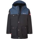 Trollkids Kids Gudvangen Jacket Parka (Kinderen |grijs |waterdicht)