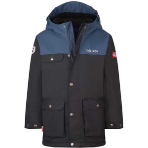 Trollkids Kids Gudvangen Jacket Parka (Kinderen |grijs |waterdicht)