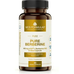 Berberine Pure - 450 mg Vegetarische Capsules - GEEN ADDITIEVEN
