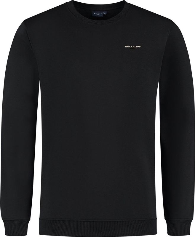 Ballin sweater met backprint zwart
