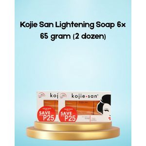 Kojie San Lightening Soap 6x 65 gram (2 dozen)