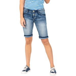 TIMEZONE Dames Short Broeken SLIM NALITZ SHORT slim Fit Blauw W 28 Volwassenen