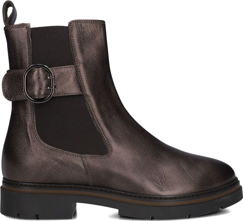 DL Sport - Dames 6771 - Chelsea Boots - Zwart - Leer