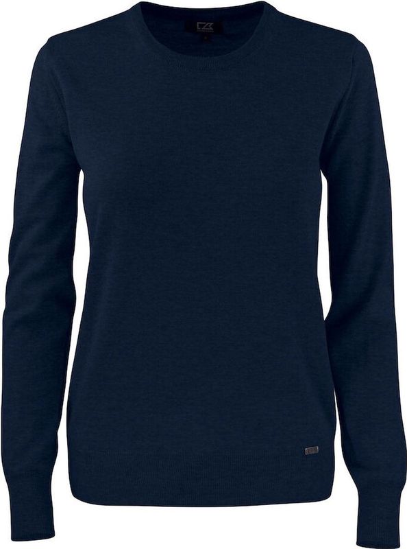 Cutter & Buck Kennewick Crewneck Dames 355407 - Dark Navy - XS